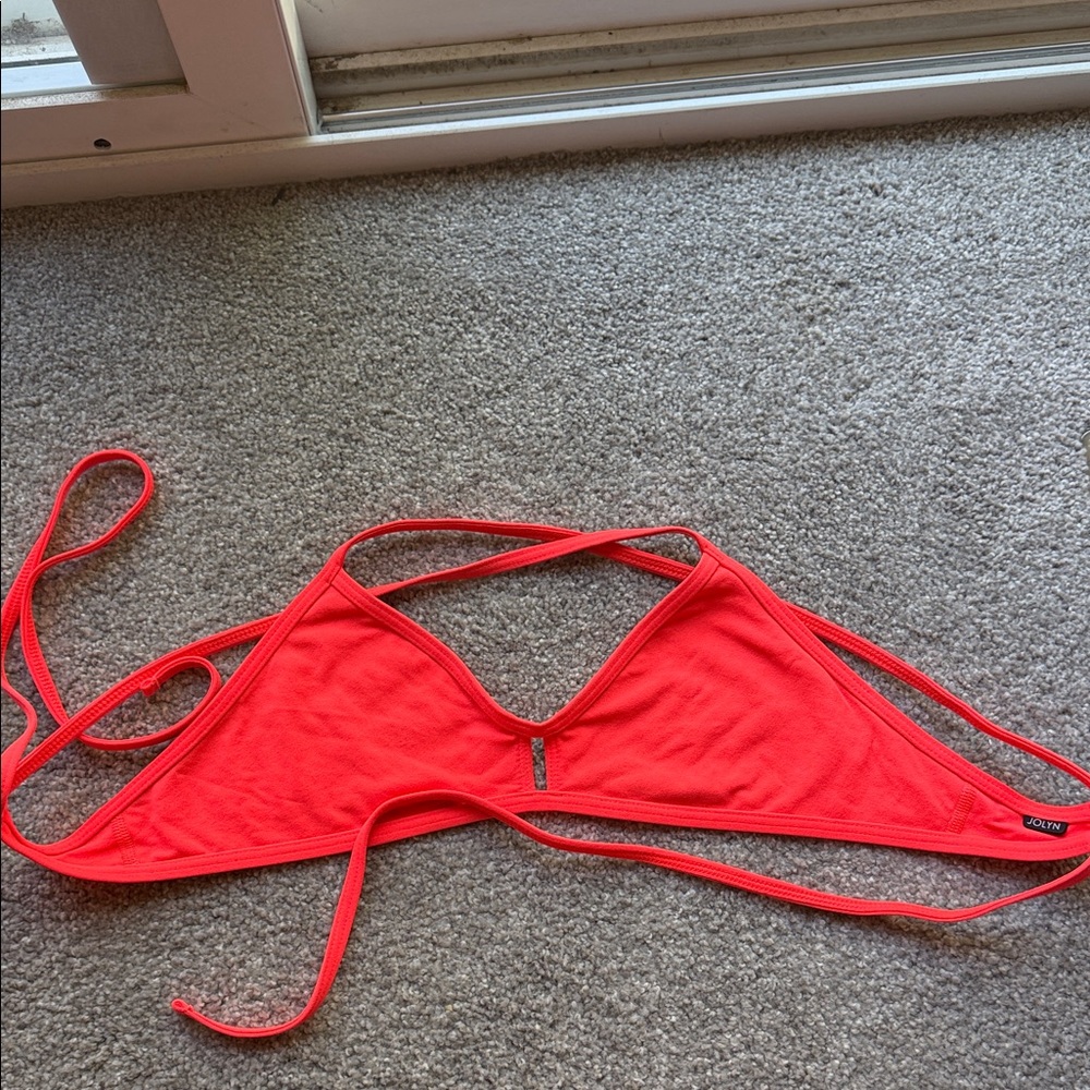 Jolyn Coral Bikini Top